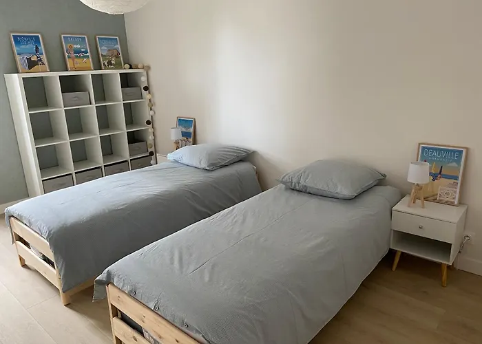 Apartamento 65m2 Avec Balcon Vues Partielles à 150m De La Et Centre, Wifi Et Parking Privé Blonville-sur-Mer
