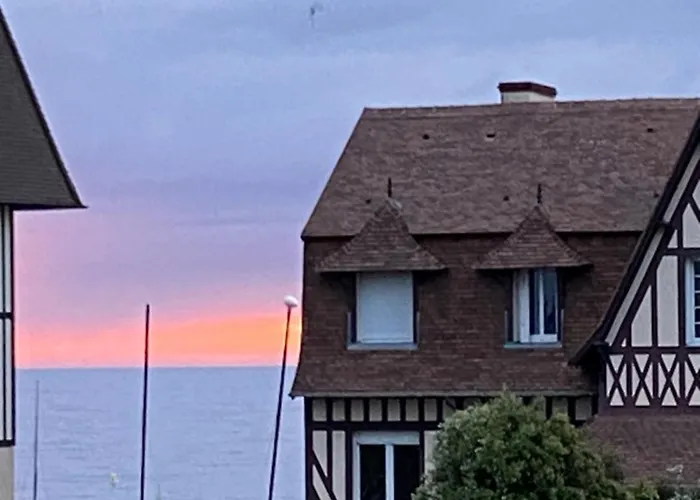 65m2 Avec Balcon Vues Partielles à 150m De La Et Centre, Wifi Et Parking Privé Apartamento Blonville-sur-Mer